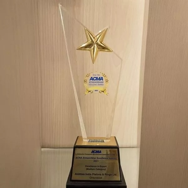 Awards and Certifications- ACMA Award for Excellence in Export